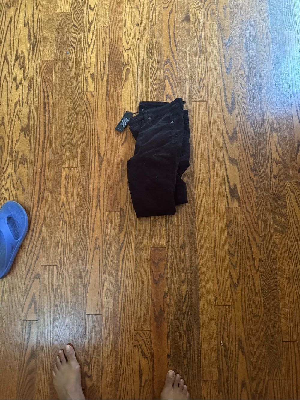 Kut from the Kloth Black Skinny Corduroy Trousers